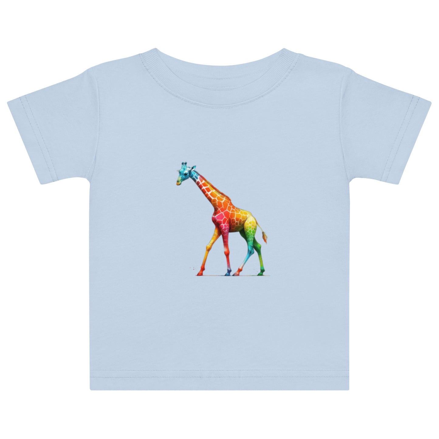 Giraffe in technicolour - Baby jersey t-shirt