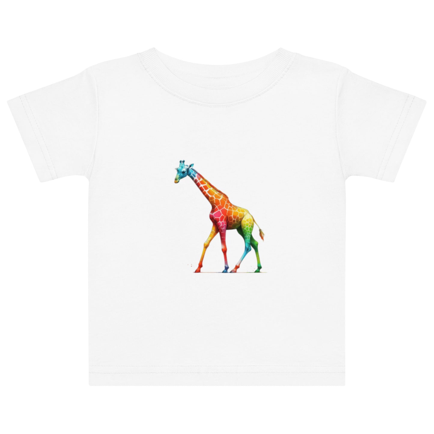 Giraffe in technicolour - Baby jersey t-shirt