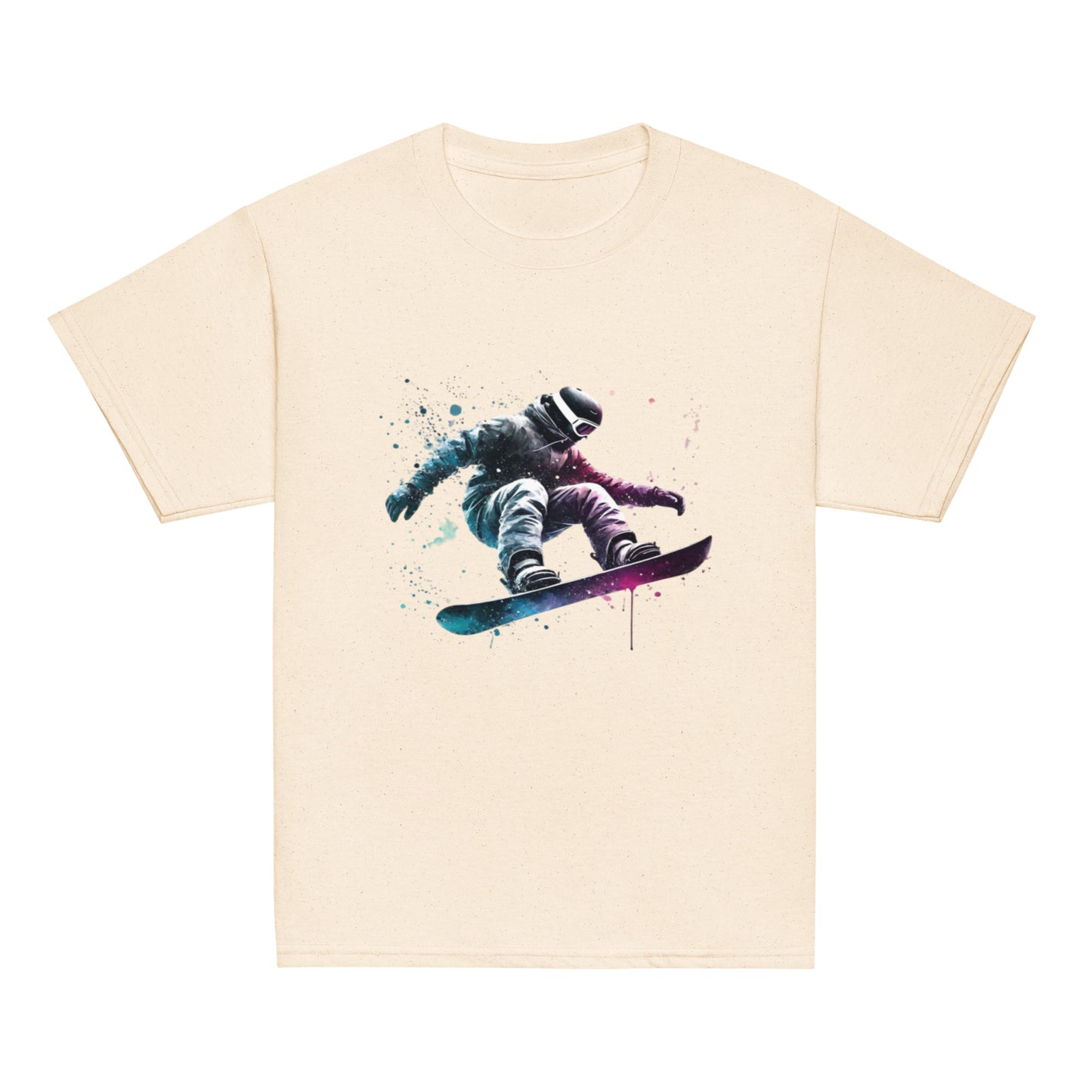 Snowboarding through the Galaxy - Youth classic tee