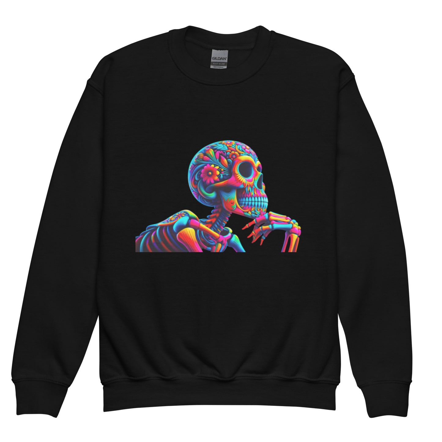 Día de los Muertos - Dark - Youth crewneck sweatshirt