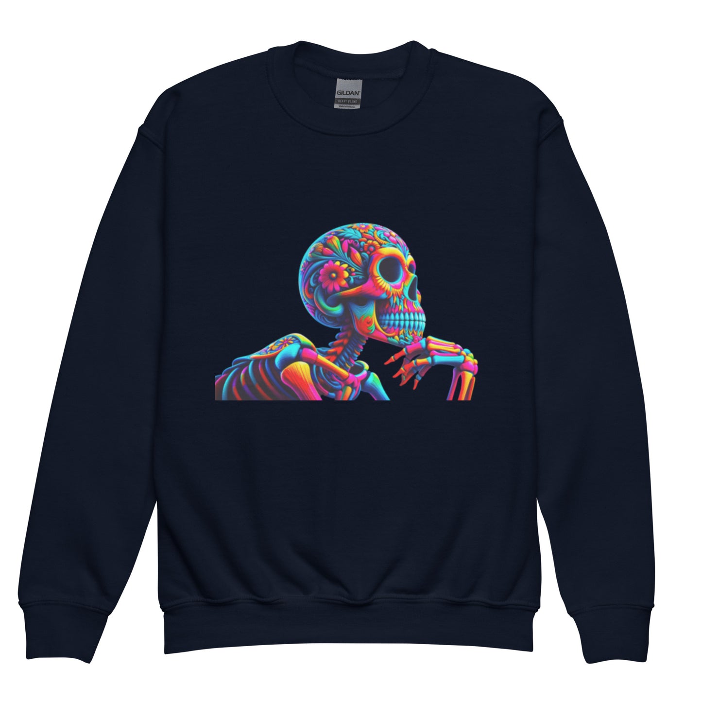 Día de los Muertos - Dark - Youth crewneck sweatshirt