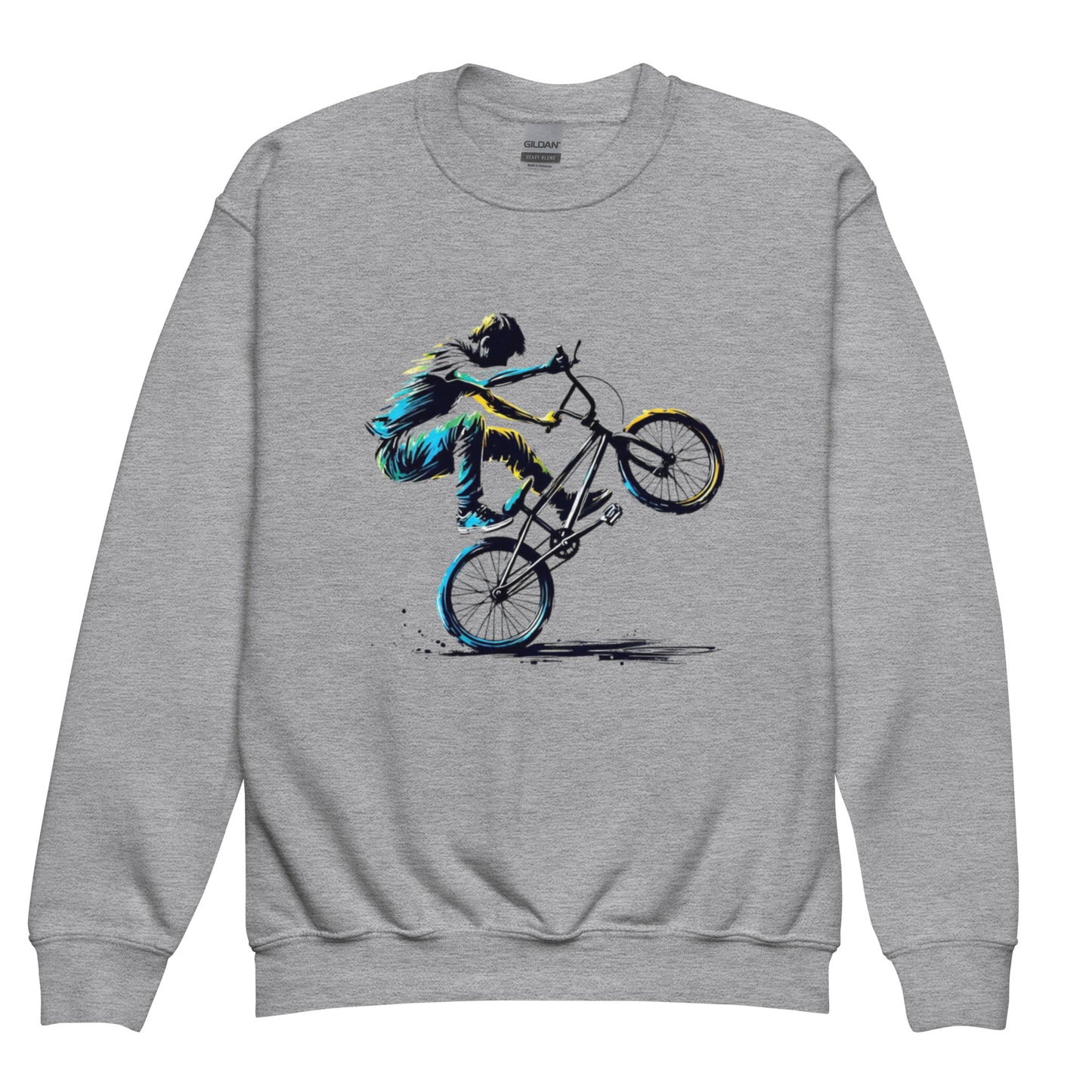 The Wheelie - Youth crewneck sweatshirt