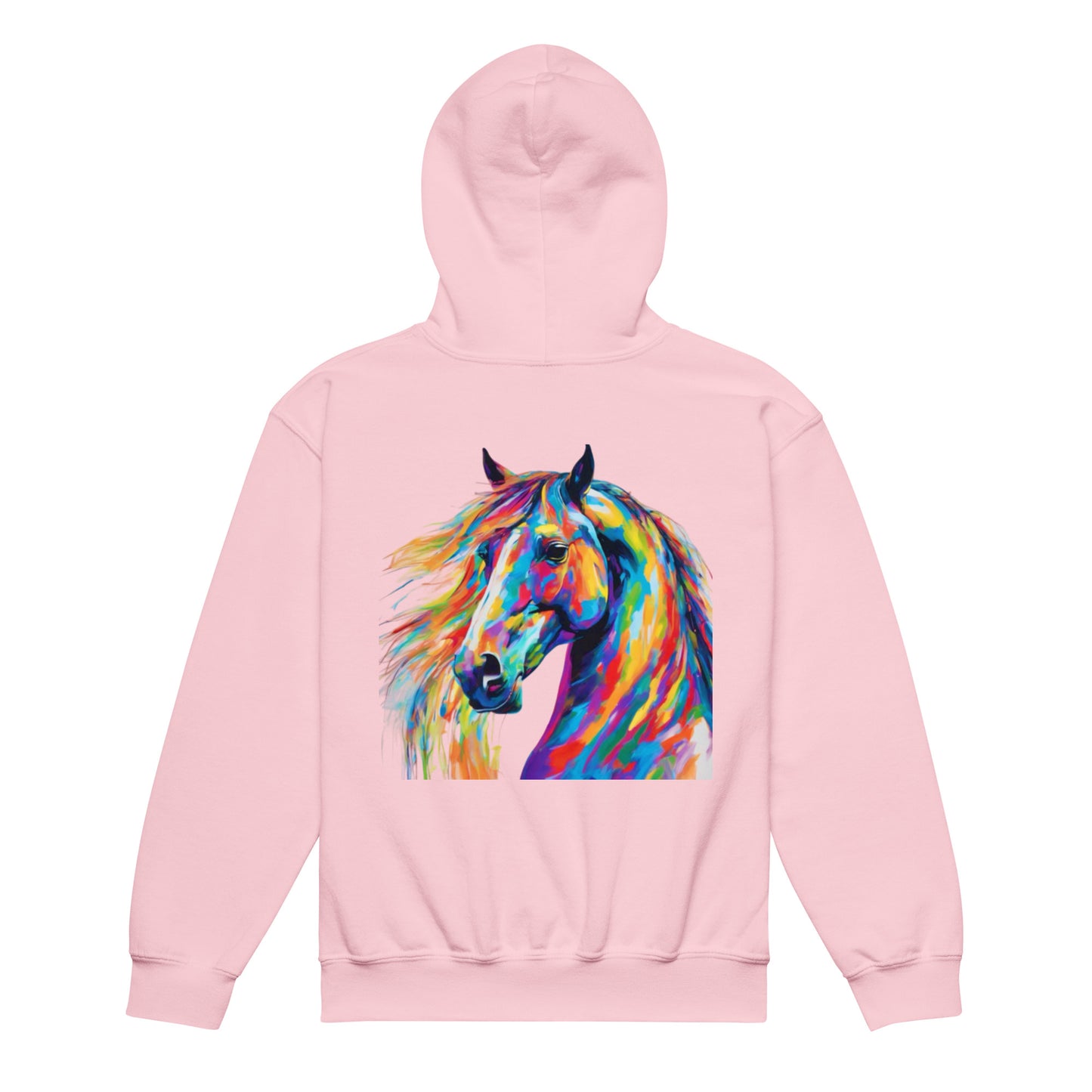 Horse In Multicolour - Youth heavy blend hoodie