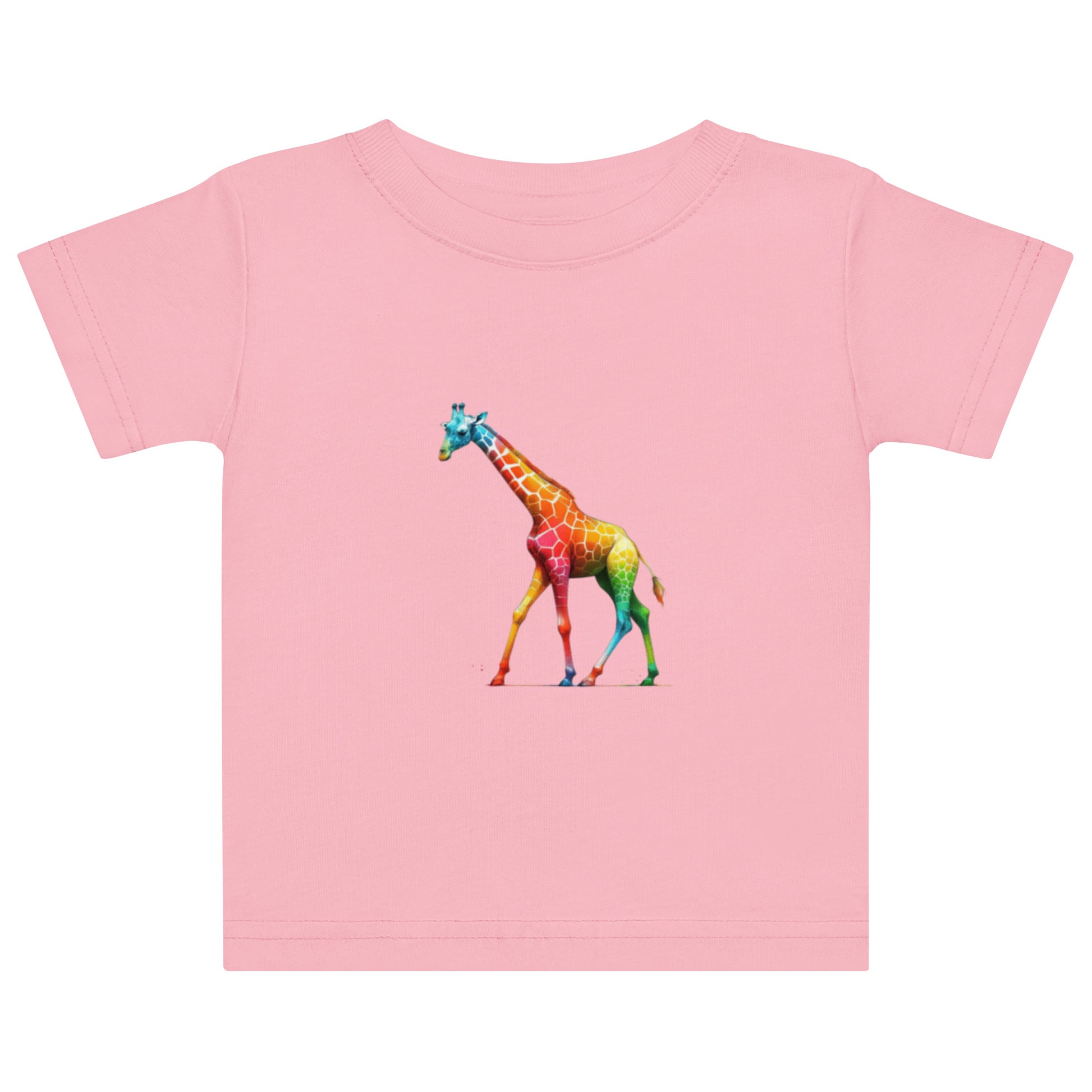 Giraffe in technicolour - Baby jersey t-shirt