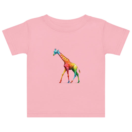 Giraffe in technicolour - Baby jersey t-shirt