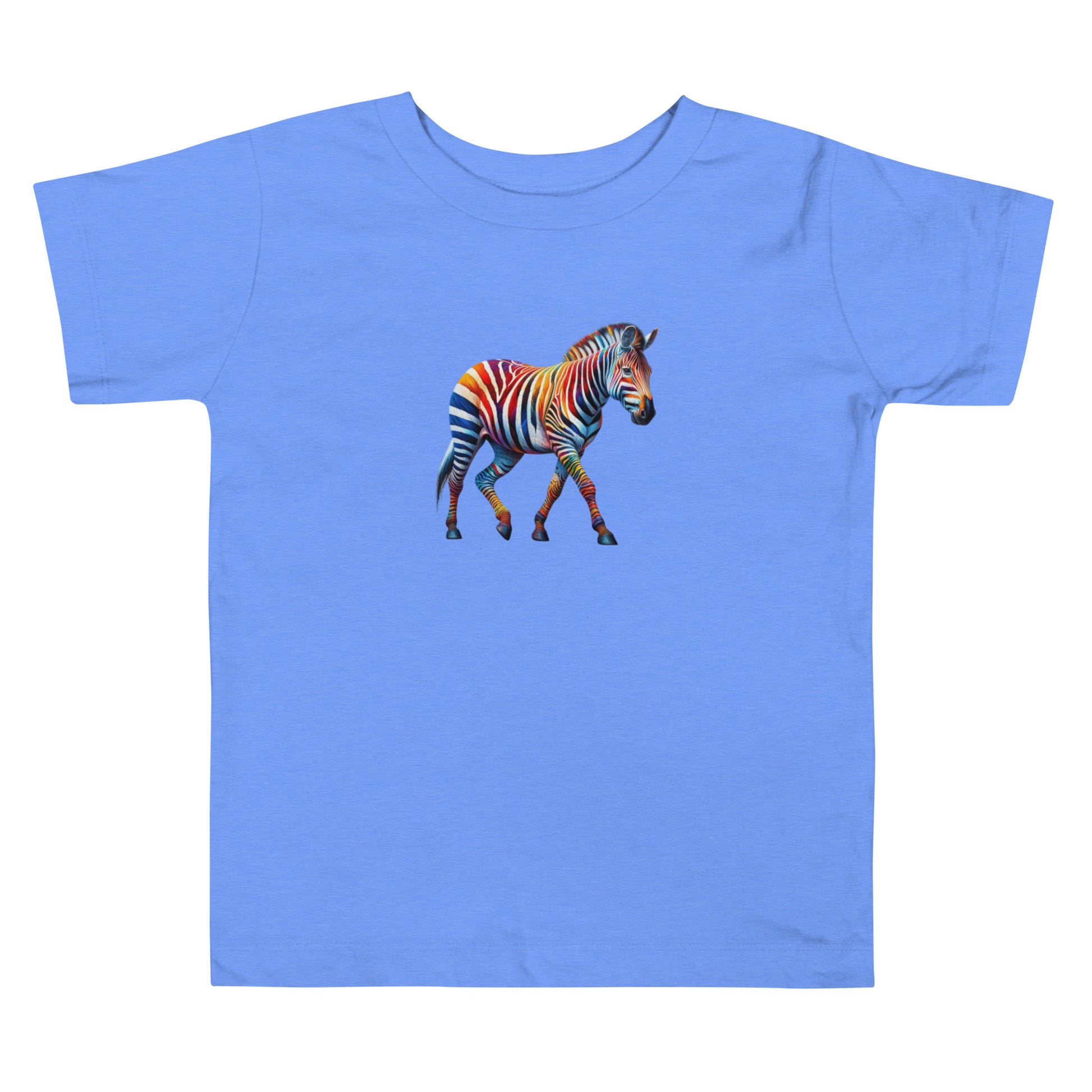 Zebra in Technicolour - Toddler Short Sleeve Tee