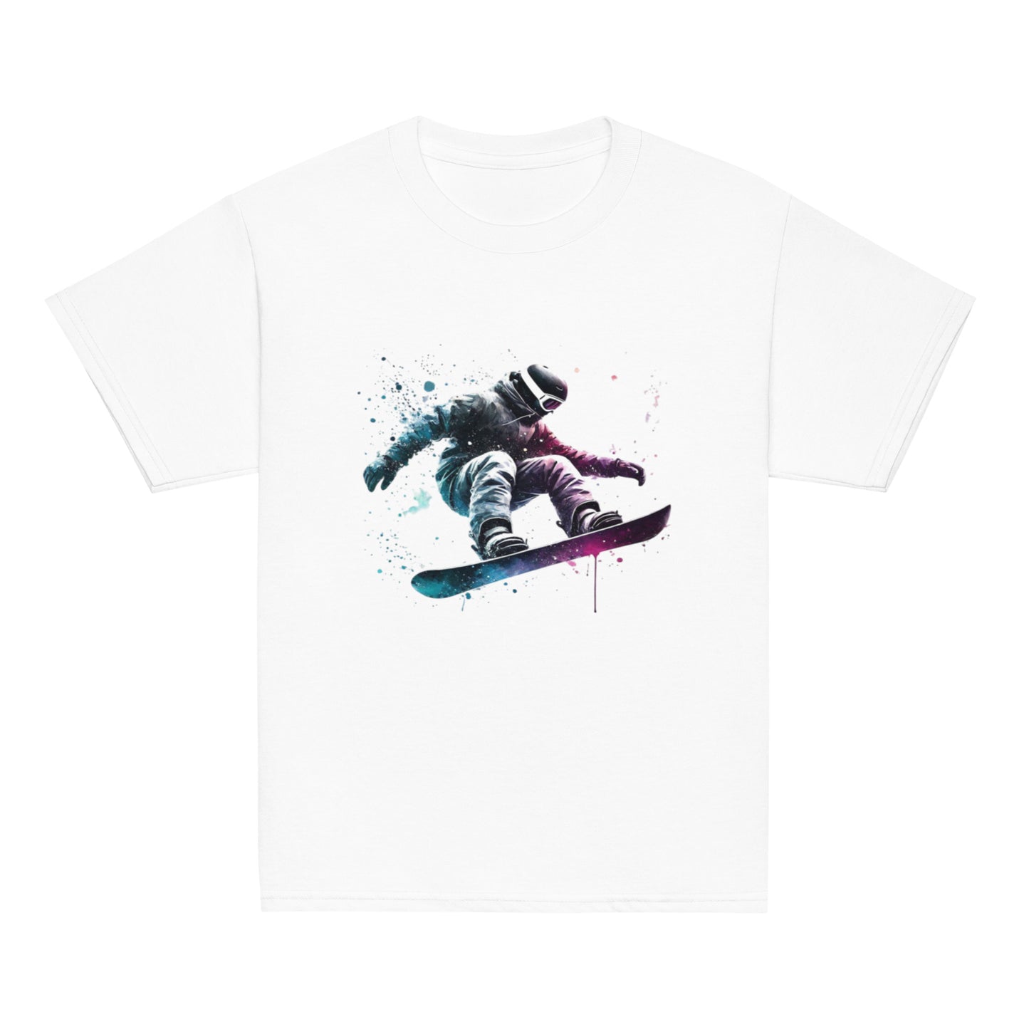 Snowboarding through the Galaxy - Youth classic tee