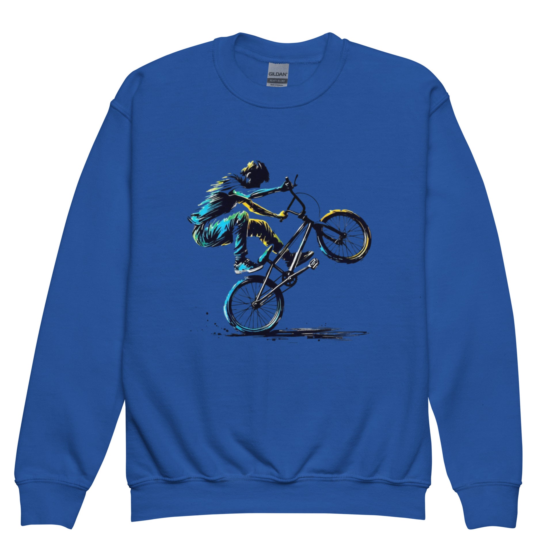 The Wheelie - Youth crewneck sweatshirt